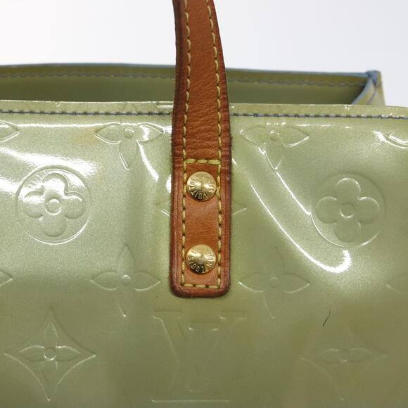 LOUIS VUITTON Monogram Vernis Reade PM Hand Bag Baby Blue - Picture 14 of 16